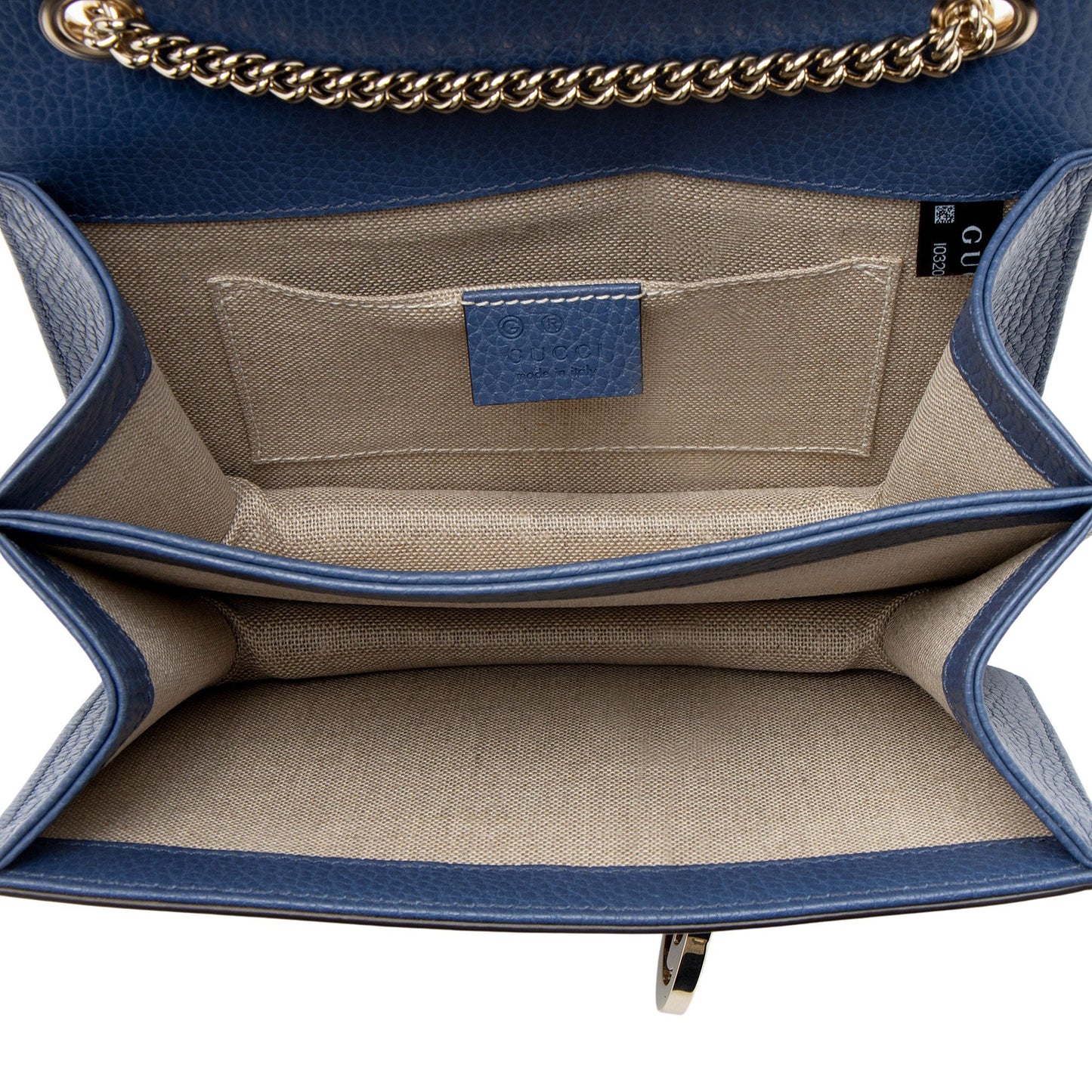 Gucci Grained Calfskin Interlocking G Small Shoulder Bag