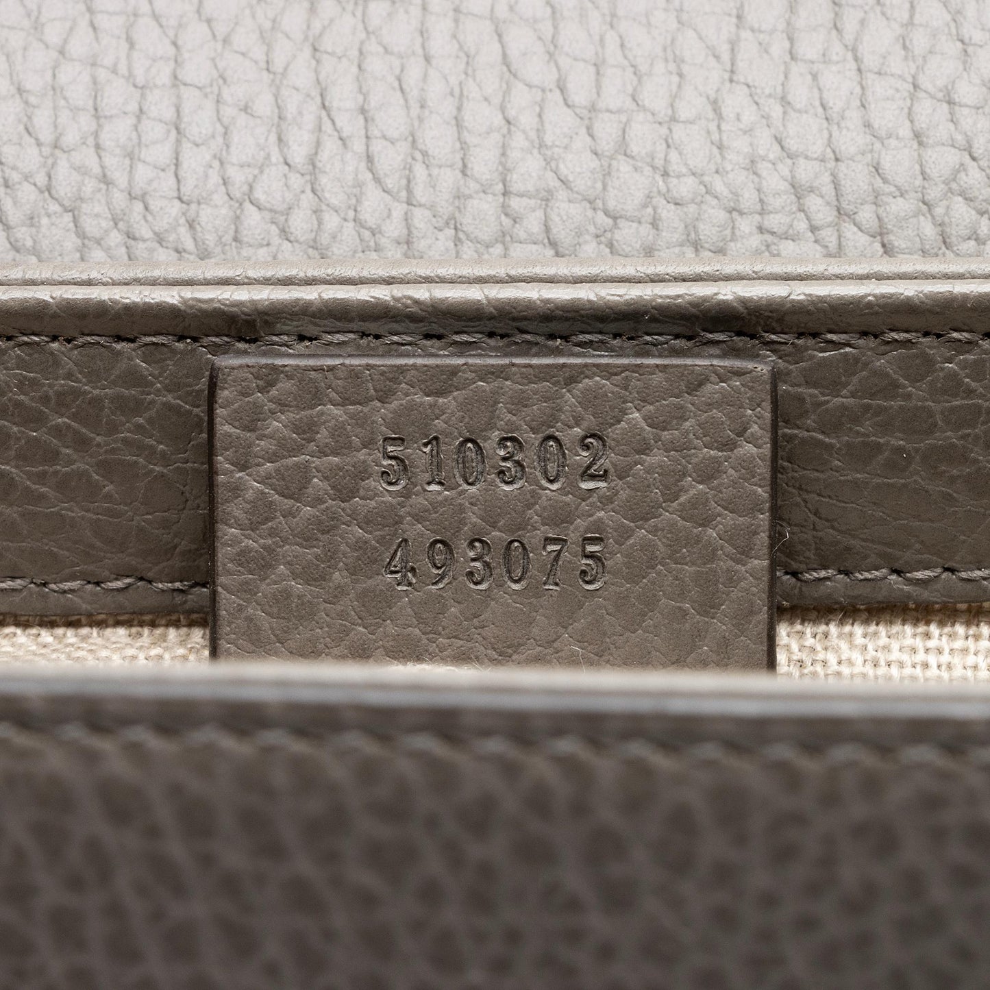 Gucci Leather Interlocking G Small Top Handle