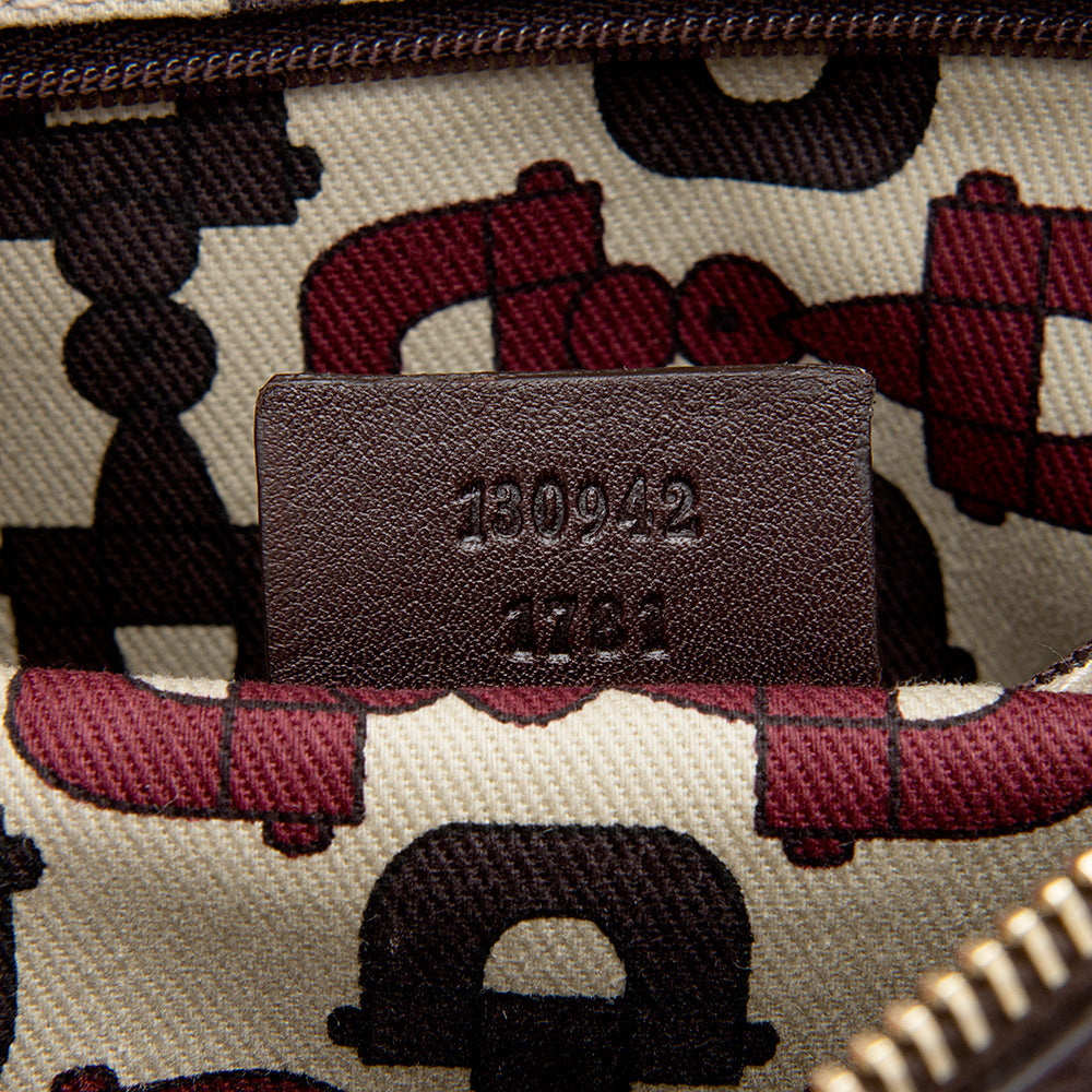 Gucci Guccissima Abbey Satchel (SHF-12723)