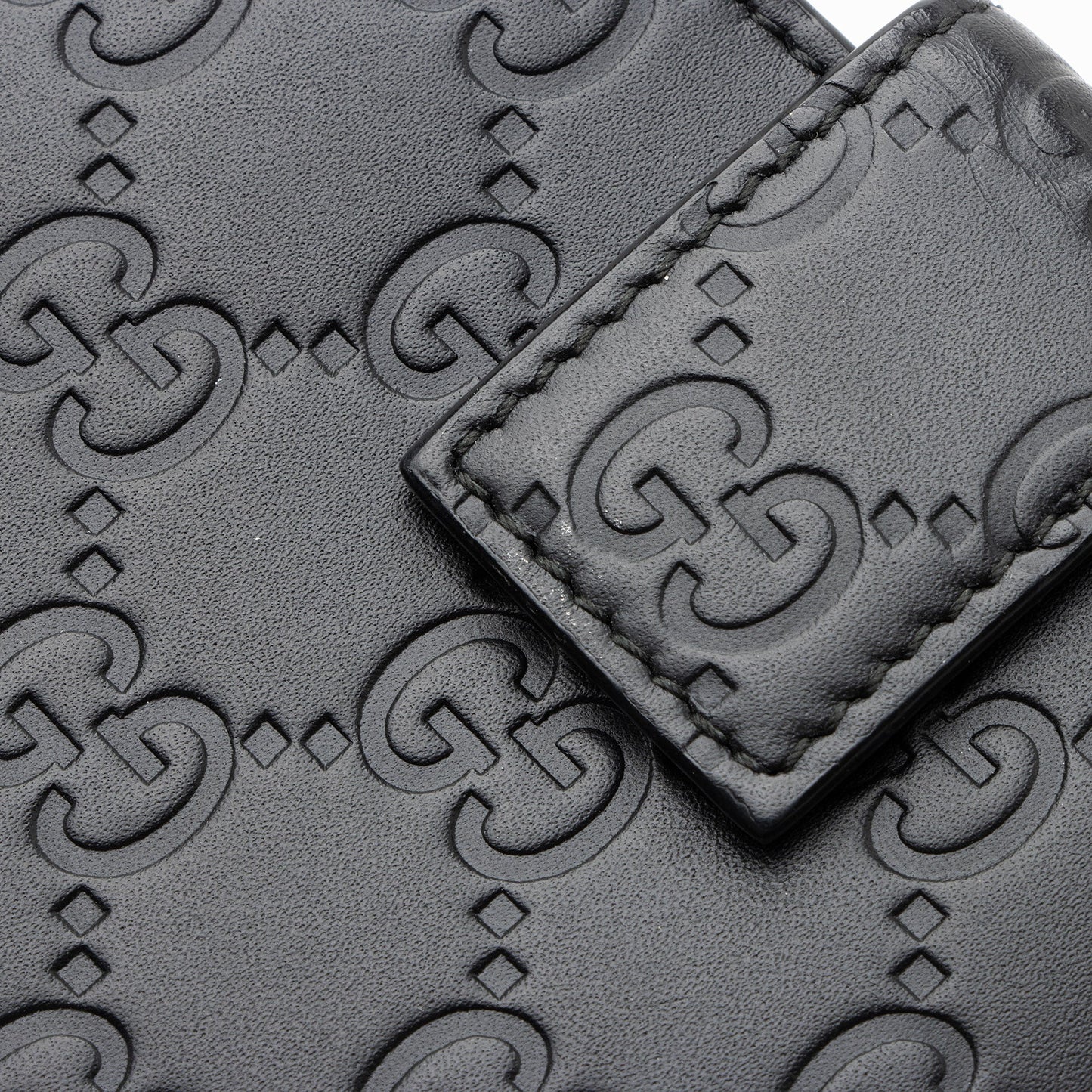 Gucci Guccissima Bow Signature French Wallet