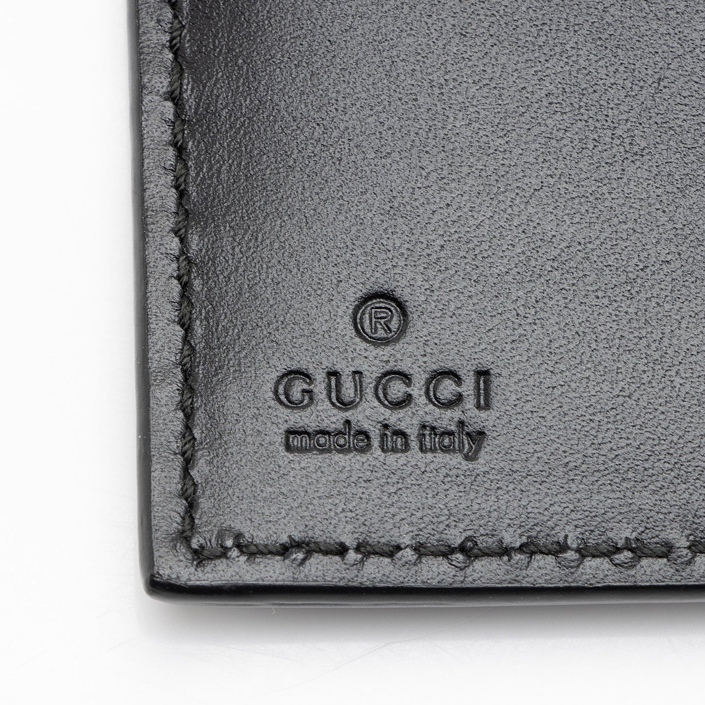 Gucci Guccissima Bow Signature French Wallet