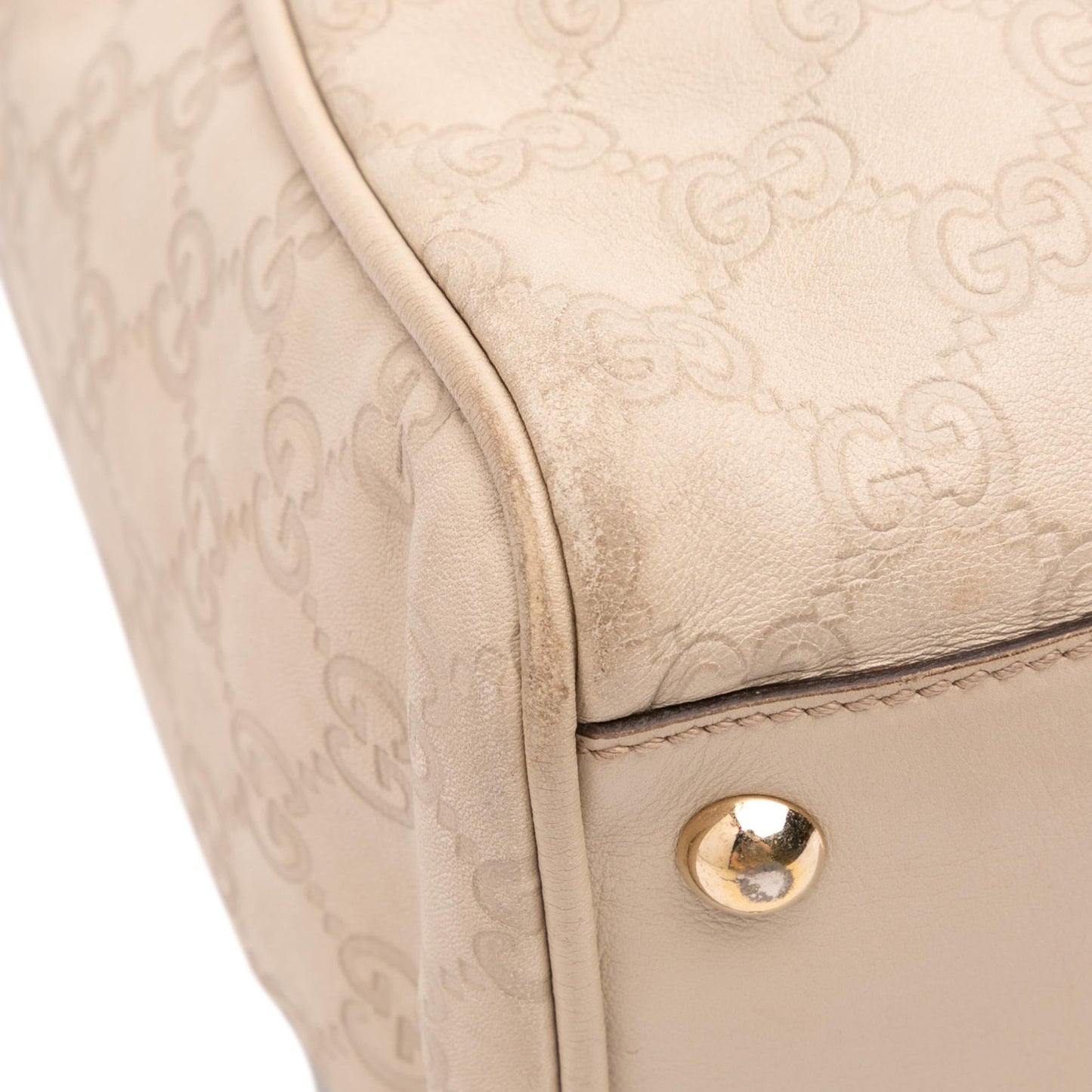 Gucci Guccissima Braided Peggy Tote