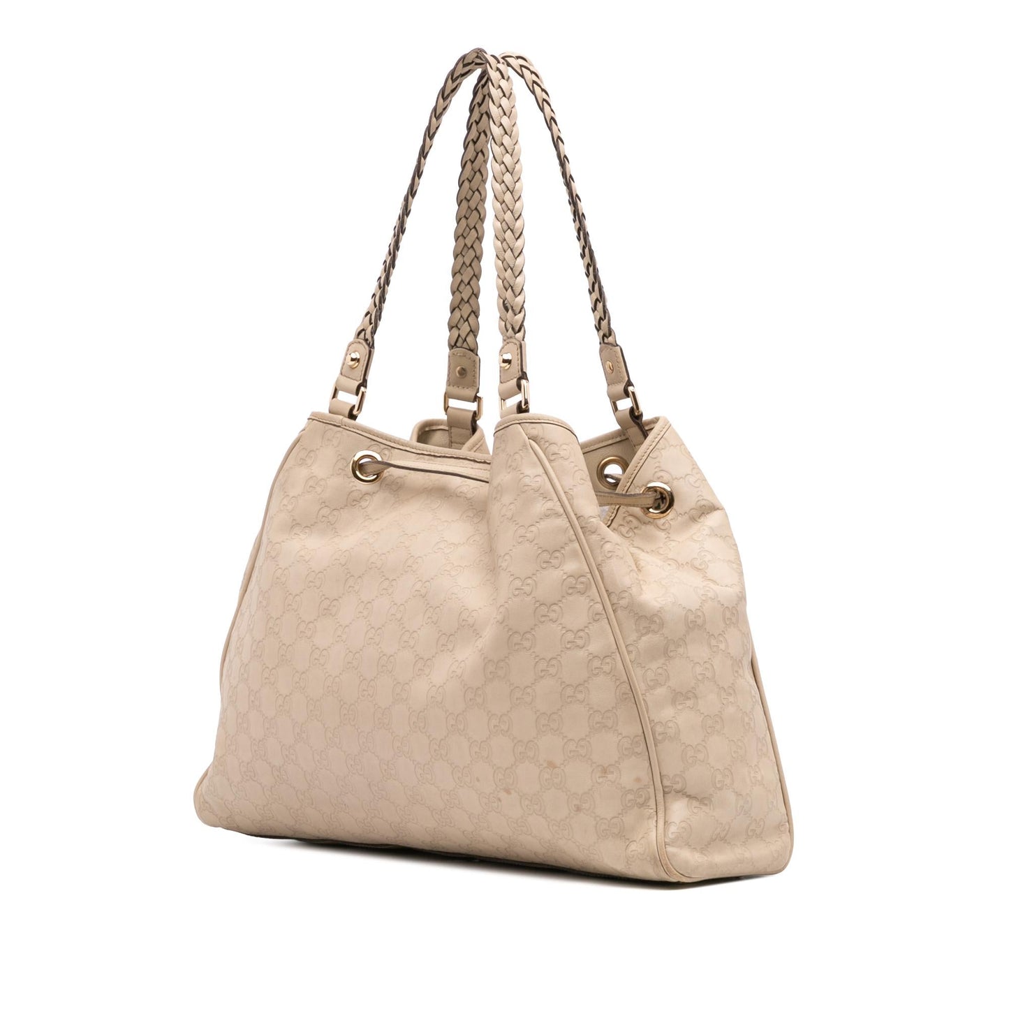 Gucci Guccissima Braided Peggy Tote