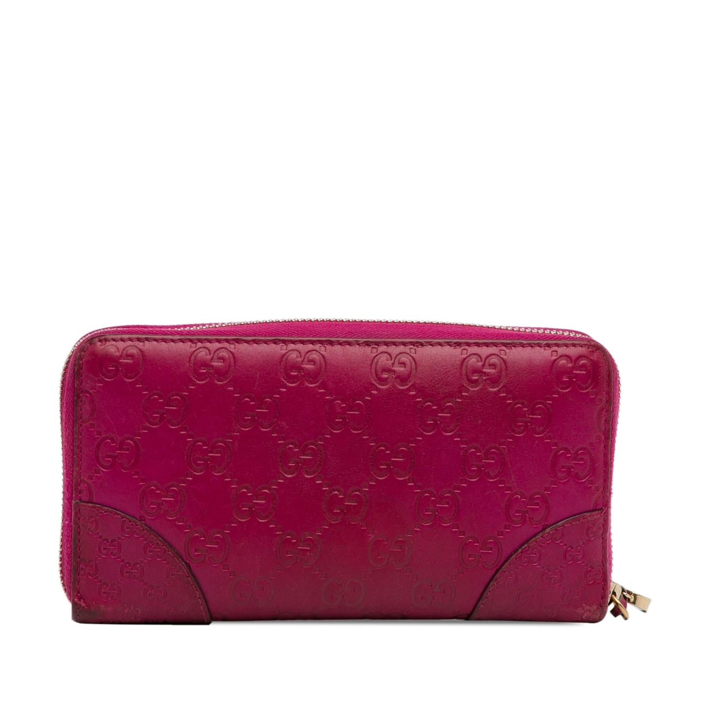 Gucci Guccissima Bree Zip Around Long Wallet (SHG-3NpvV4)