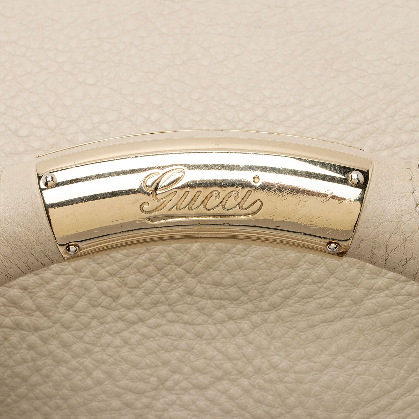Gucci Guccissima Leather Bamboo Indy Large Satchel (SHF-M8NqdH)