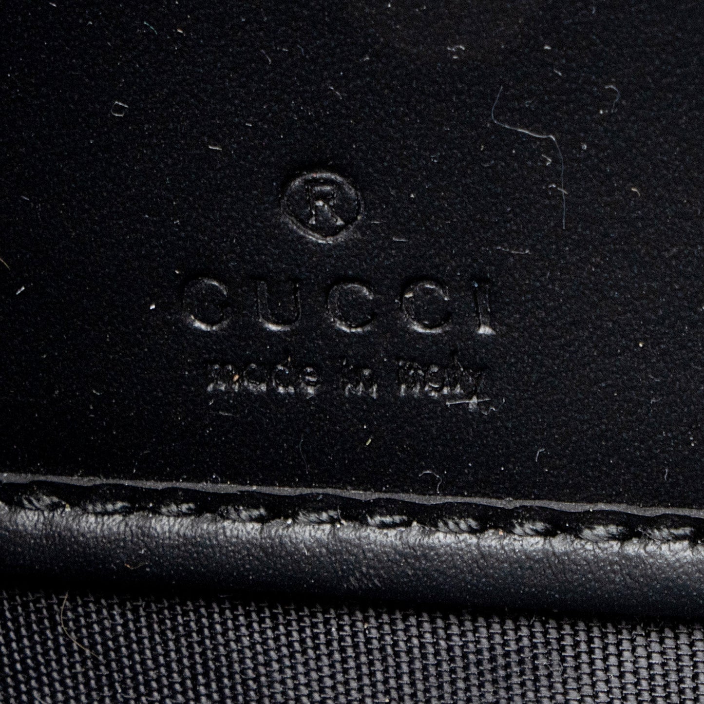 Gucci Guccissima Leather Bow Zip Around Wallet
