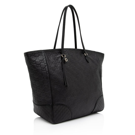 Luxury Gucci Guccissima Leather Bree Zip Medium Tote (SHF-Y3wwCh)
