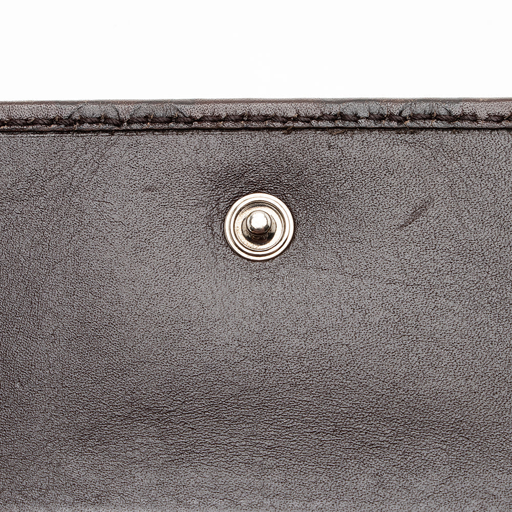 Gucci Guccissima Leather Card Case (SHF-19902)