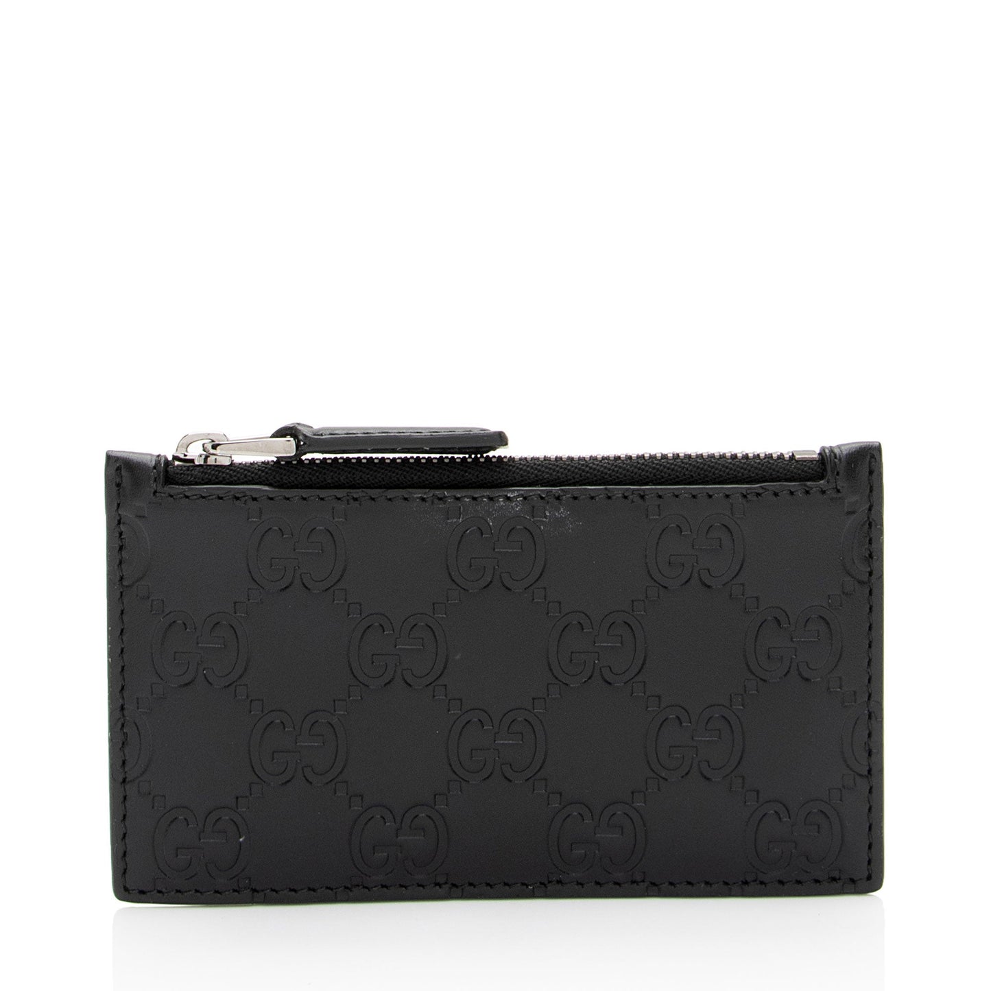 Gucci Guccissima Leather Card Holder (SHF-W7PcAP)