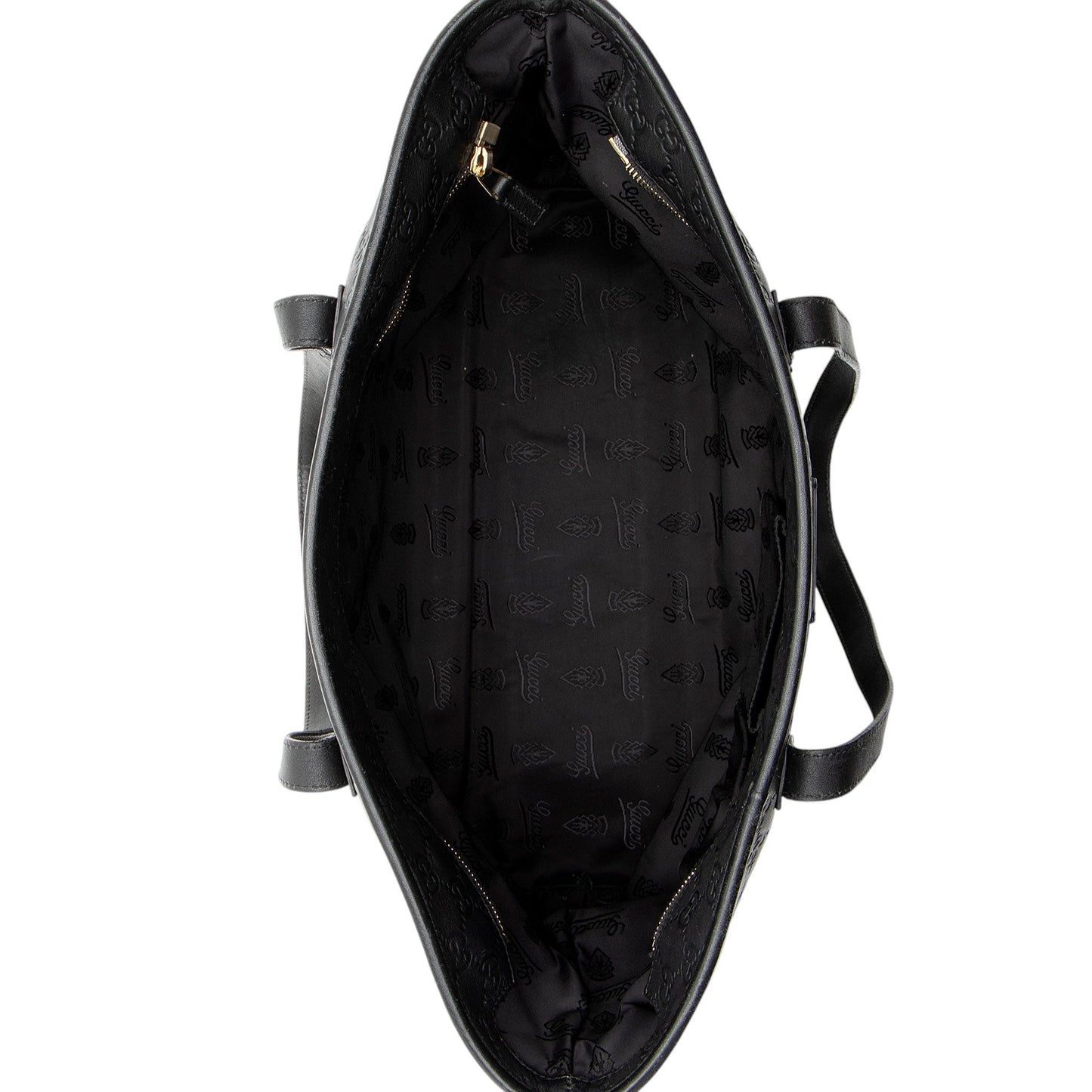 Gucci Guccissima Leather Classic Medium Zip Tote (SHF-CnrScb)