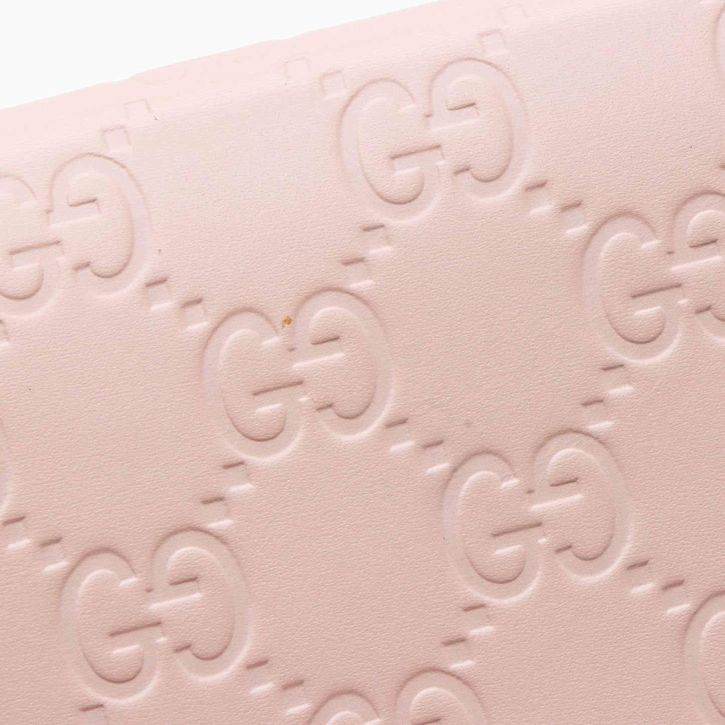 Gucci Guccissima Leather Crystal Cat Card Case (SHF-hencsi)