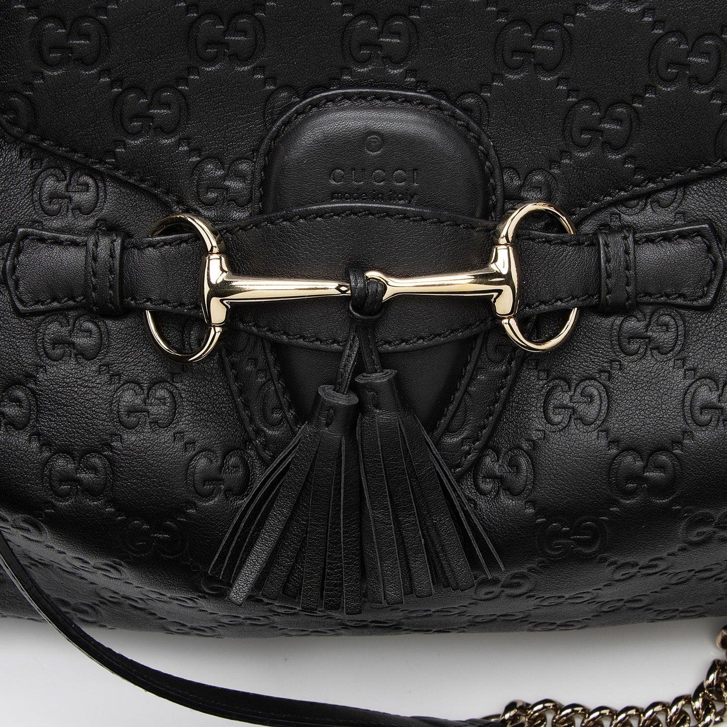 Gucci Guccissima Leather Emily Shoulder Bag