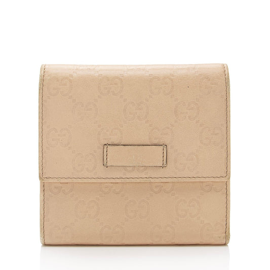 Gucci Guccissima Leather French  Wallet (SHF-yJv3Nt)