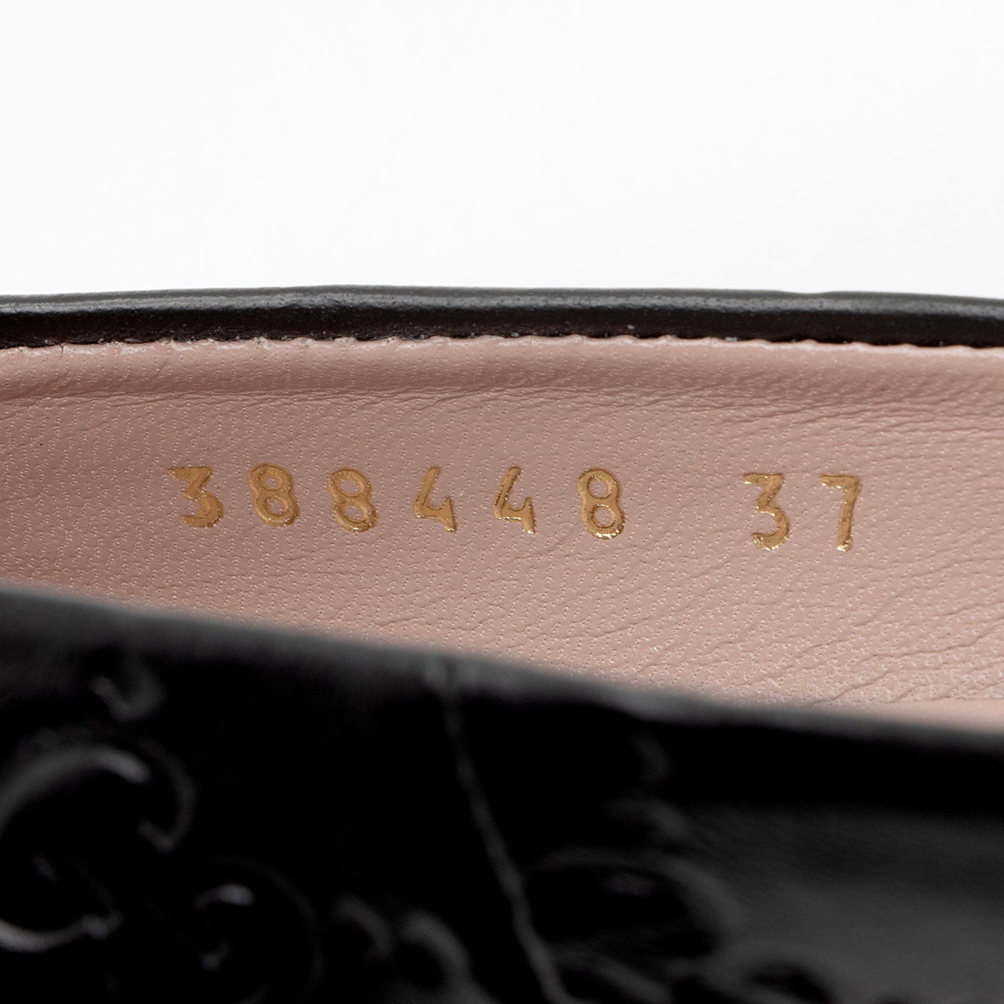 Gucci Guccissima Leather Horsebit Peep Toe Pumps - Size 7 / 37 (SHF-YI7jSN)