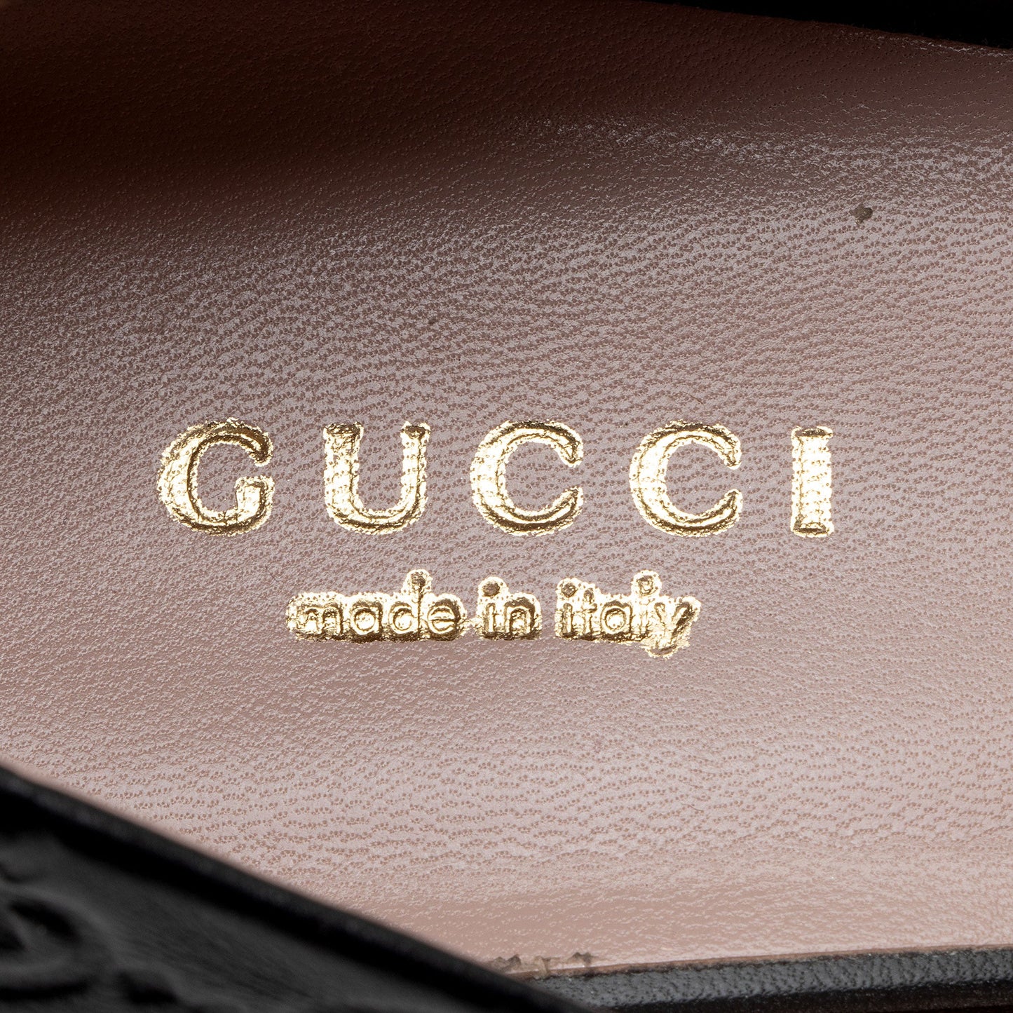 Gucci Guccissima Leather Horsebit Peep Toe Pumps - Size 7 / 37 (SHF-YI7jSN)