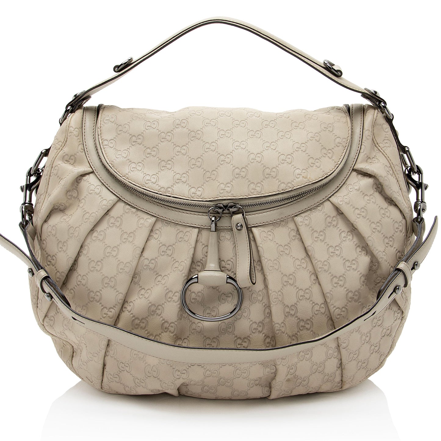 Gucci Guccissima Leather Icon Bit Hobo (SHF-A9nUMD)