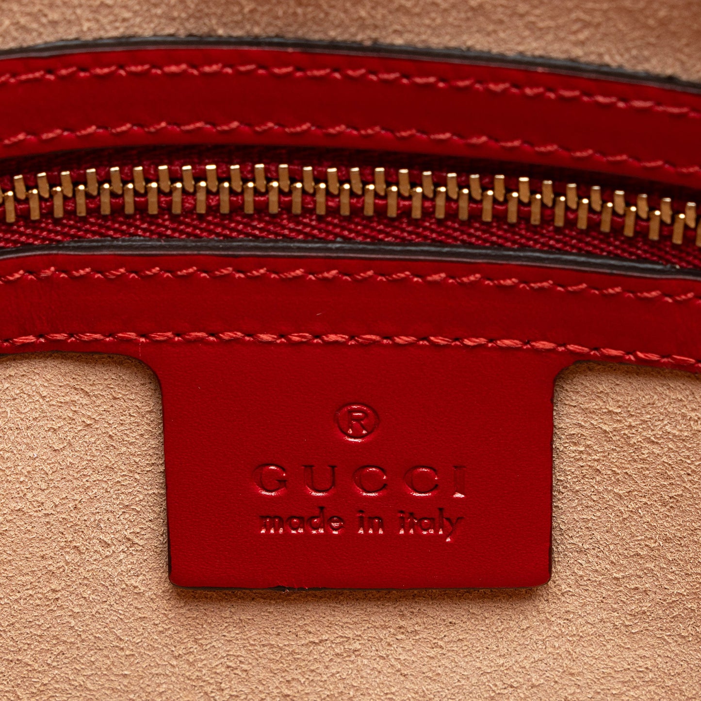 Gucci Guccissima Leather Linea A Fold Over Tote