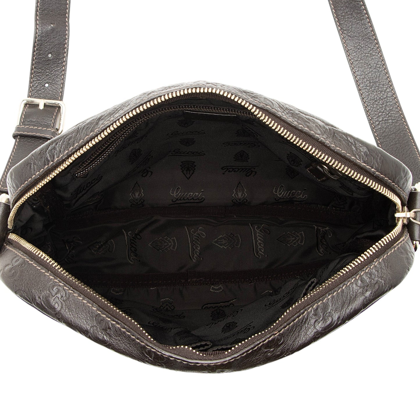 Gucci Guccissima Leather Medium Messenger (SHF-miYj5L)