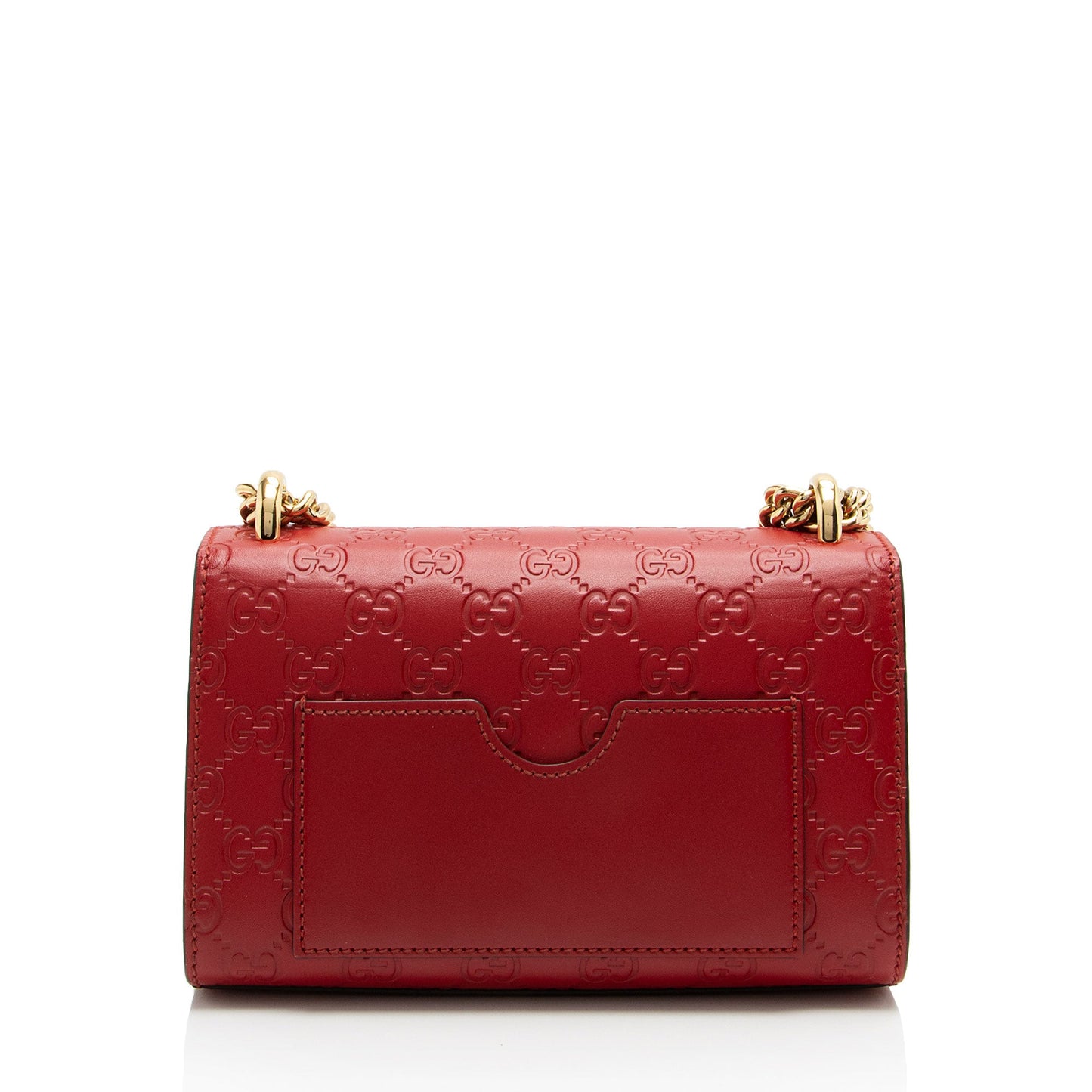 Gucci Guccissima Leather Padlock Small Shoulder Bag (SHF-SFYeCH)