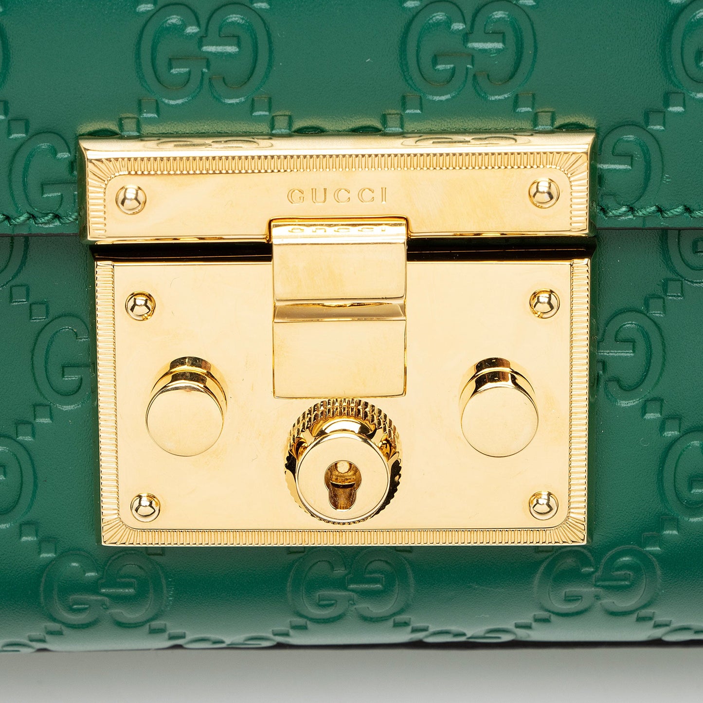 Gucci Guccissima Leather Padlock Small Shoulder Bag
