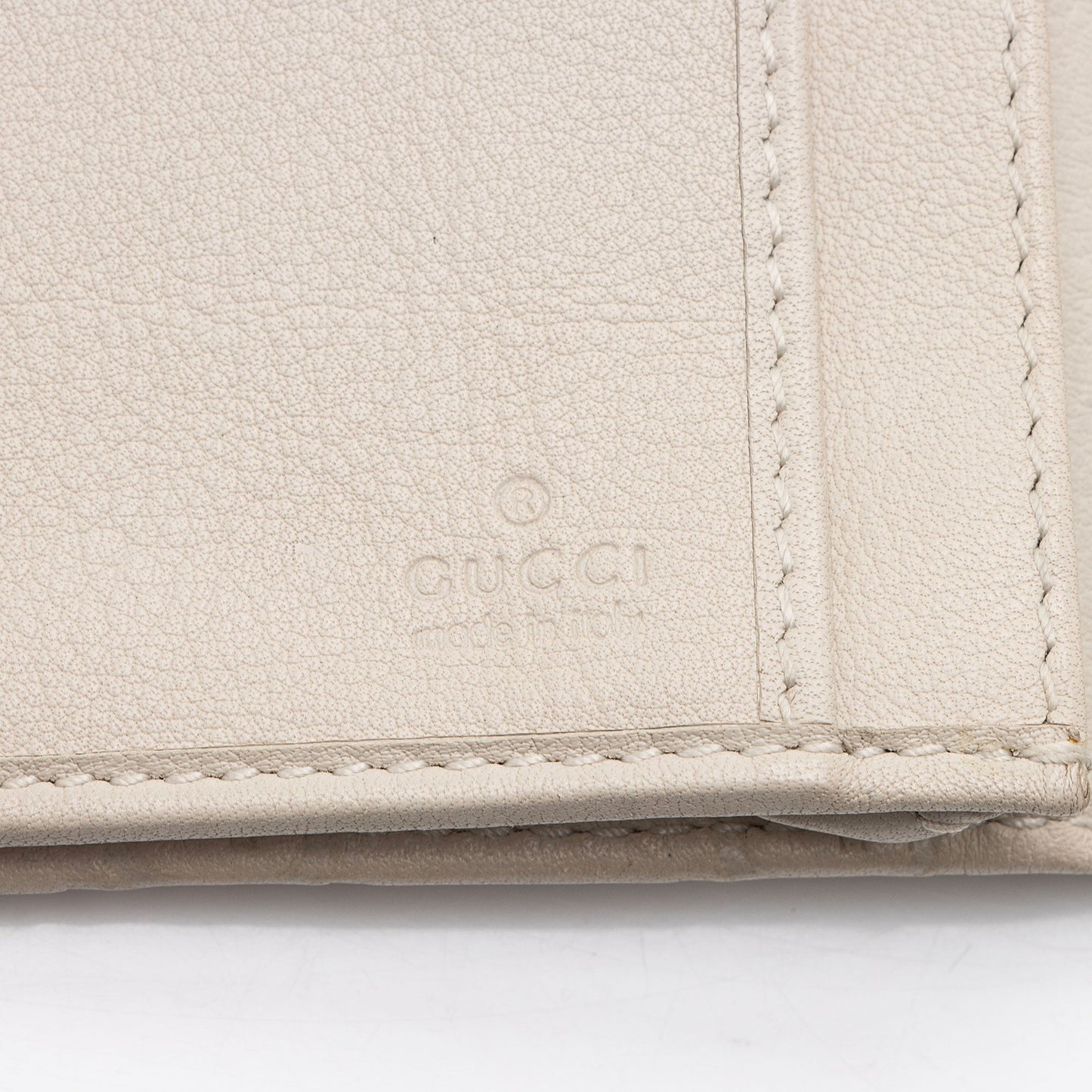 Gucci Guccissima Leather Script Wallet