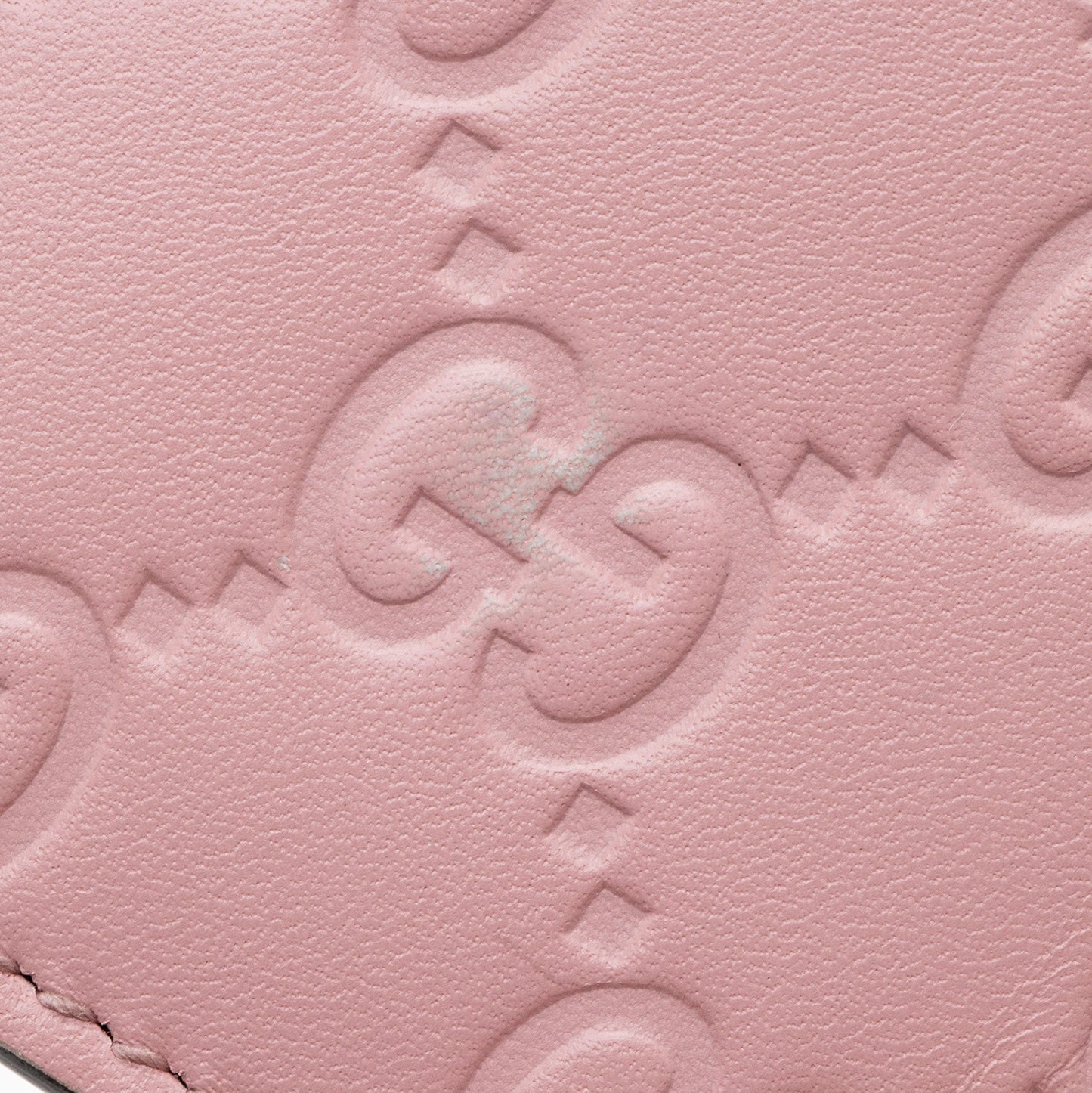 Gucci Guccissima Leather Signature Card Case