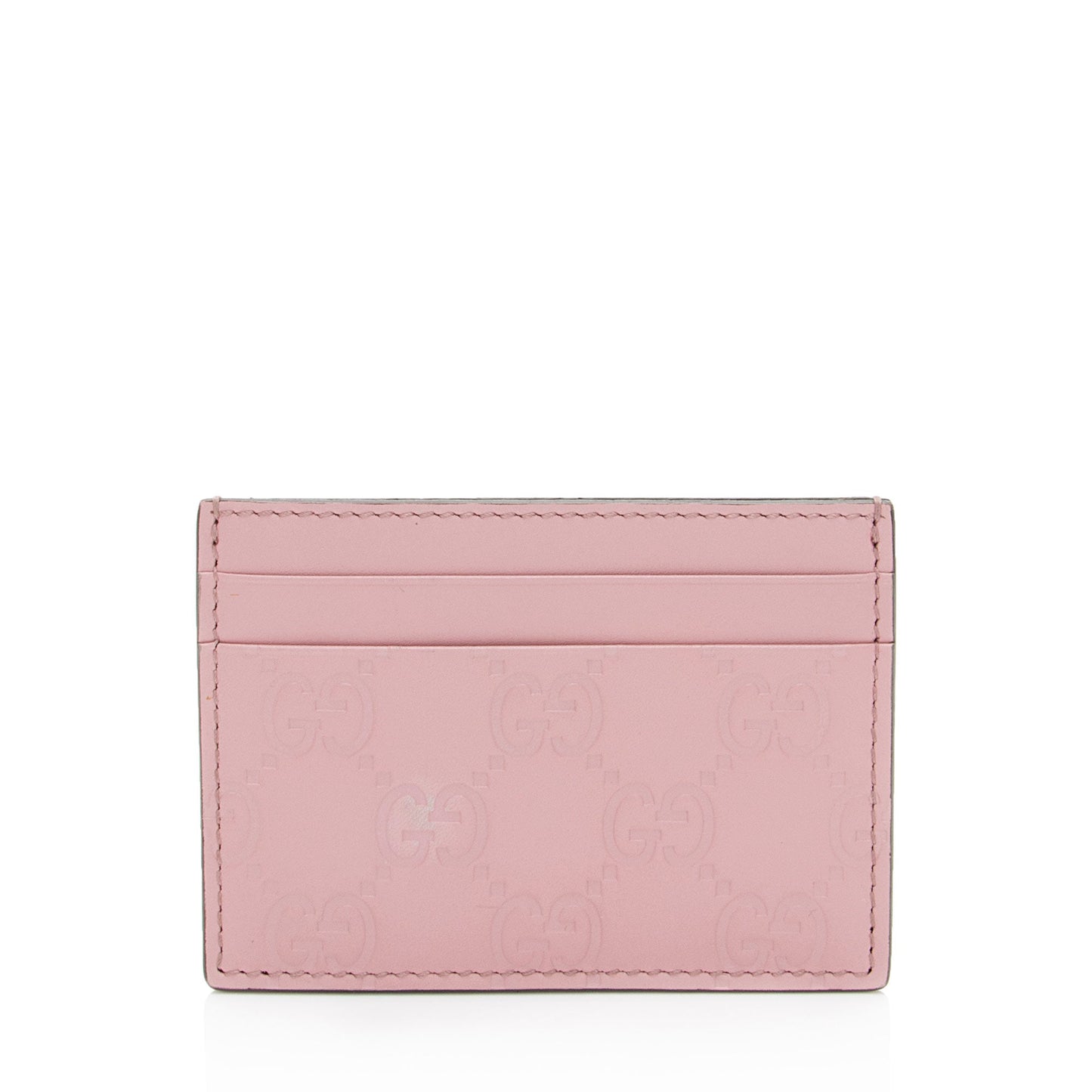 Gucci Guccissima Leather Signature Card Case