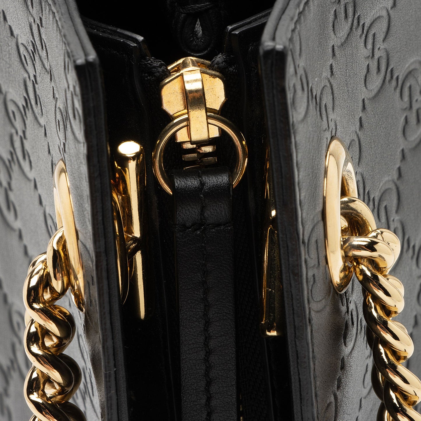 Gucci Guccissima Leather Signature Large Tote