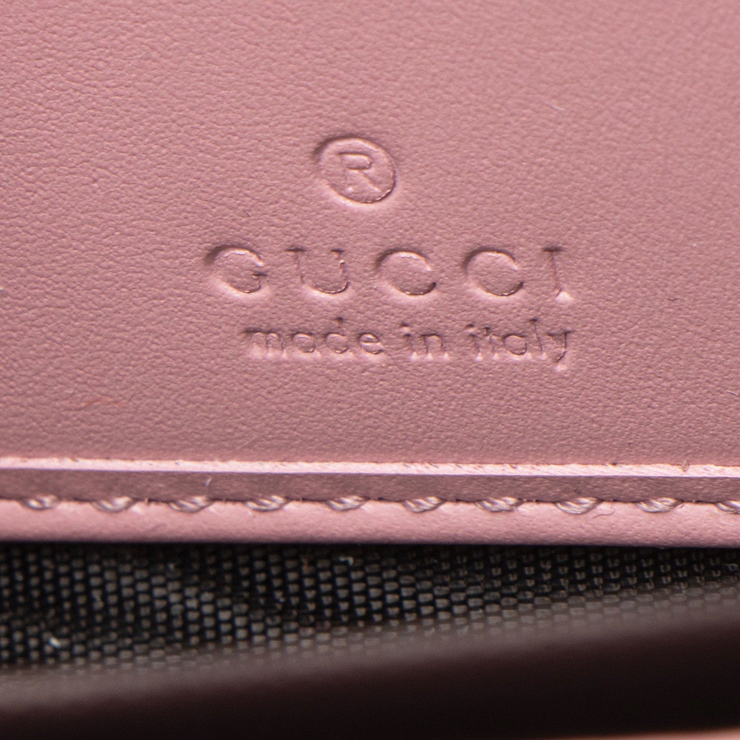 Gucci Guccissima Leather Signature Zip Around Wallet