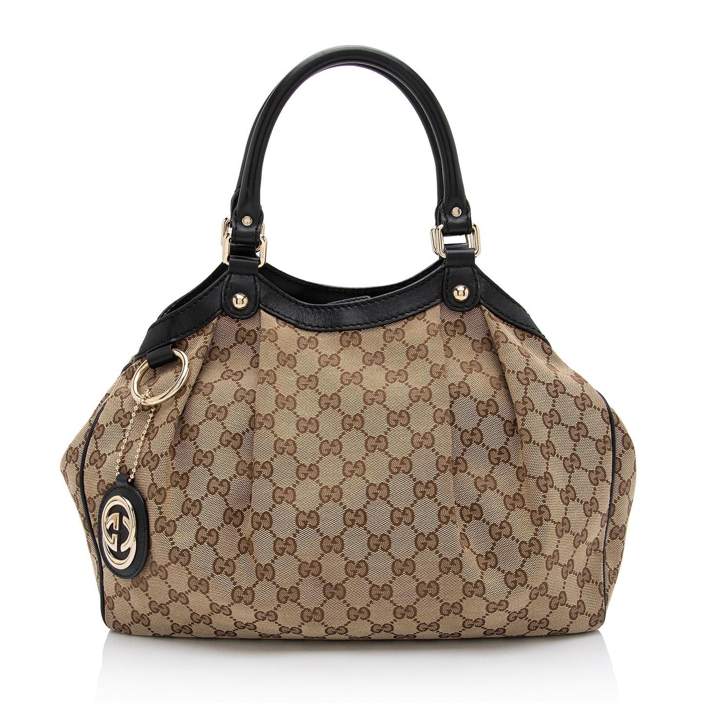 Luxury Gucci GG Canvas Sukey Medium Tote (SHF-VHUhKL)