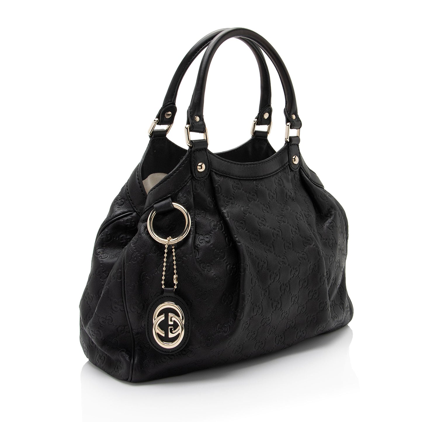 Gucci Guccissima Leather Sukey Medium Tote (SHF-G9D42y)