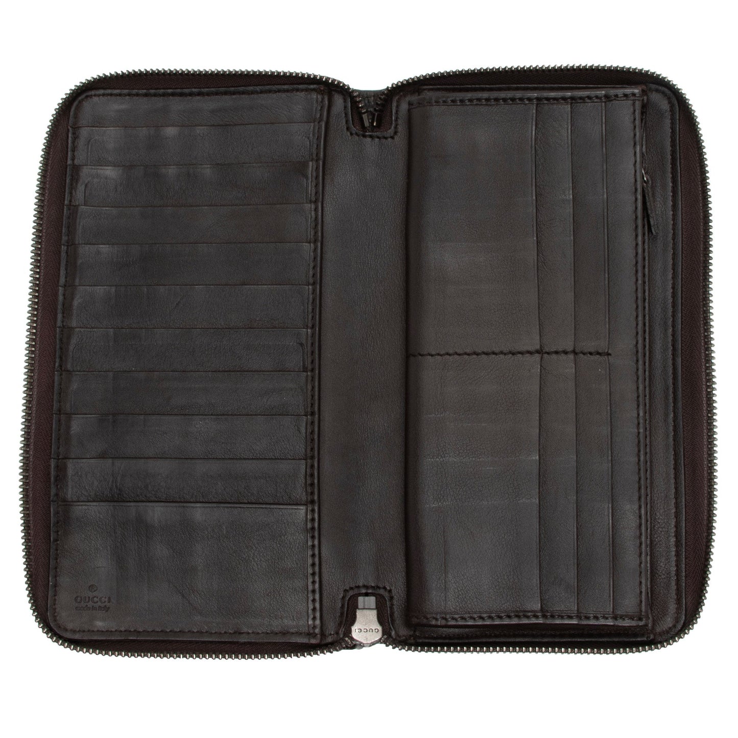 Gucci Guccissima Leather Zip Around Wallet (SHF-HM3fsw)