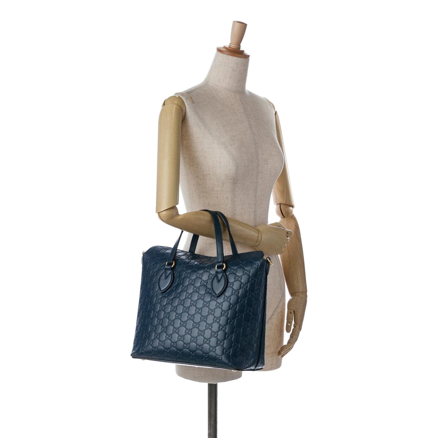 Gucci Guccissima Linea A Fold Over Satchel (SHG-rjrfyq)