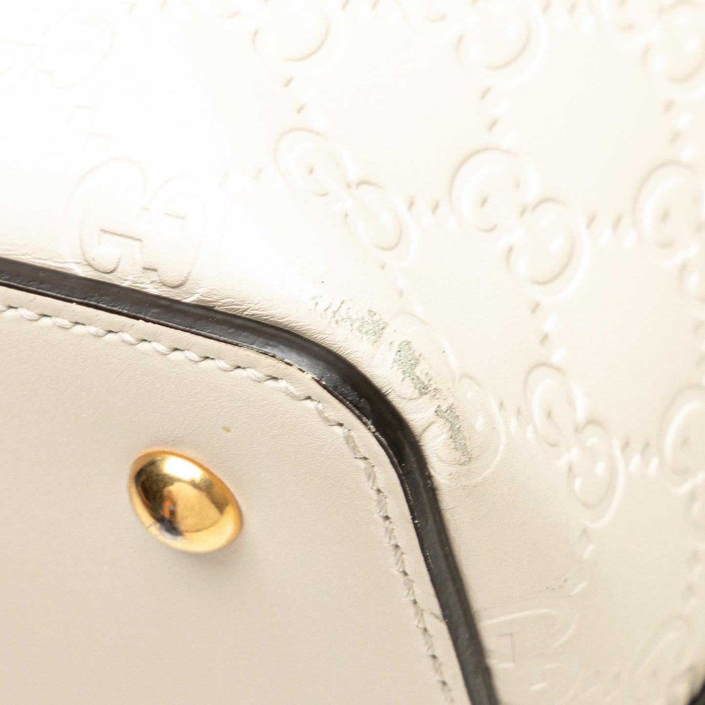 Gucci Guccissima Linea A Fold Over Satchel