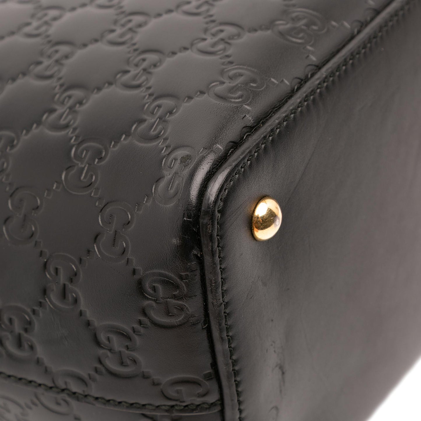 Gucci Guccissima Linea A Fold Over Satchel