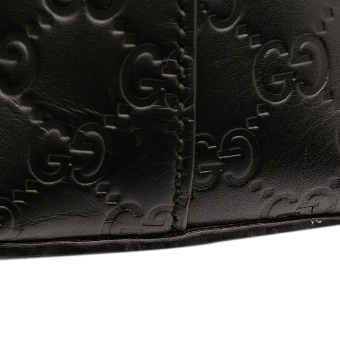 Gucci Guccissima Linea A Fold Over Satchel