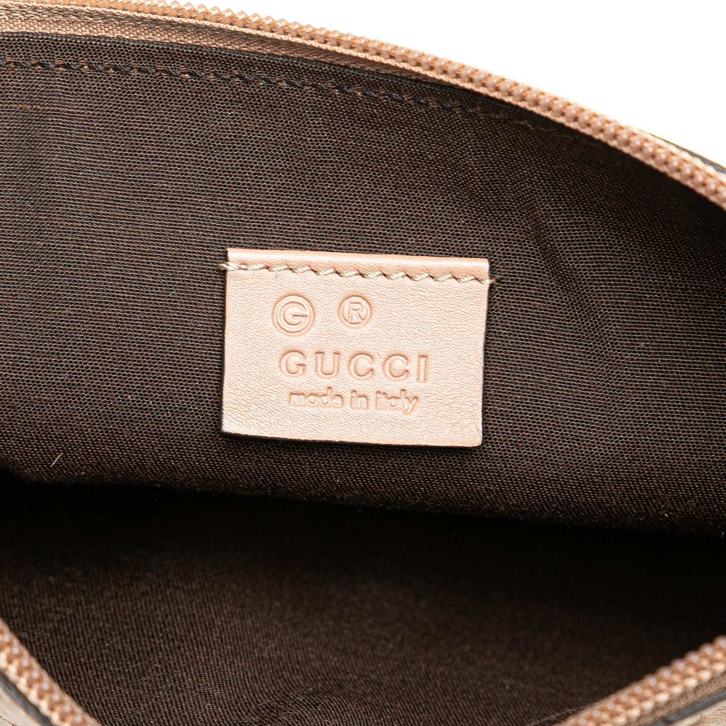 Gucci Guccissima New Britt Wristlet Pouch