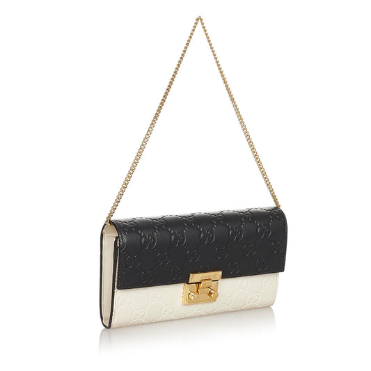 Gucci Guccissima Padlock Shoulder Bag (SHG-31849)