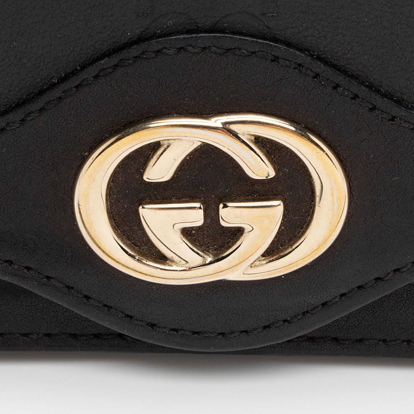 Gucci Guccissima Leather Interlocking G Card Case (SHF-g3aB9I)