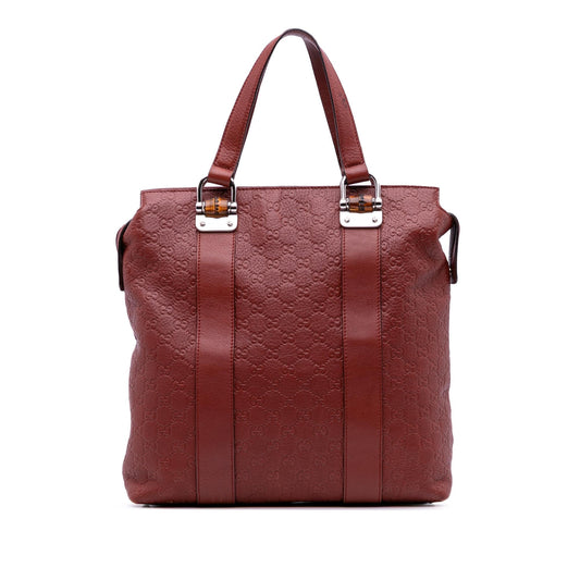 Gucci Guccissima Tender Bamboo Bar Tote