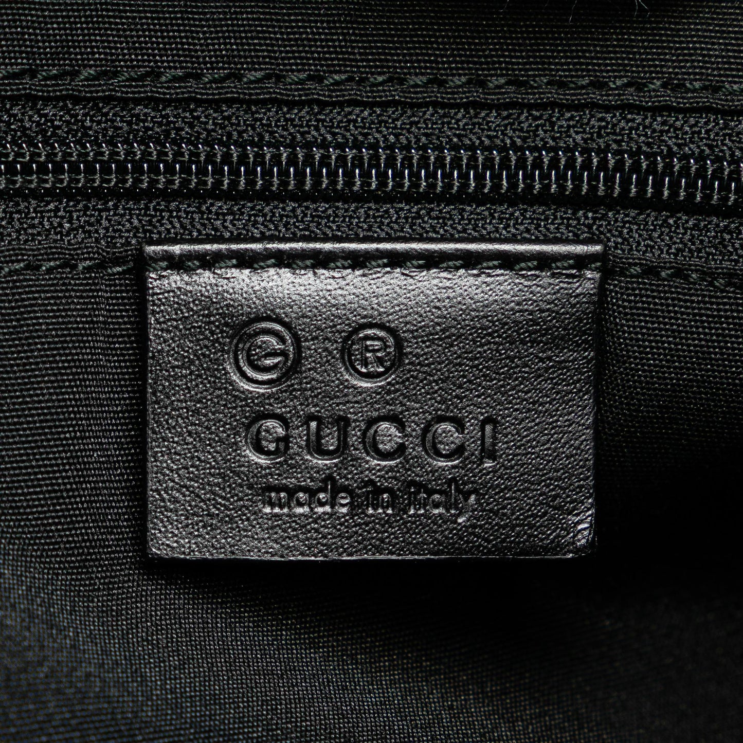 Gucci Guccissima Trimmed Canvas Colbert Shoulder Bag