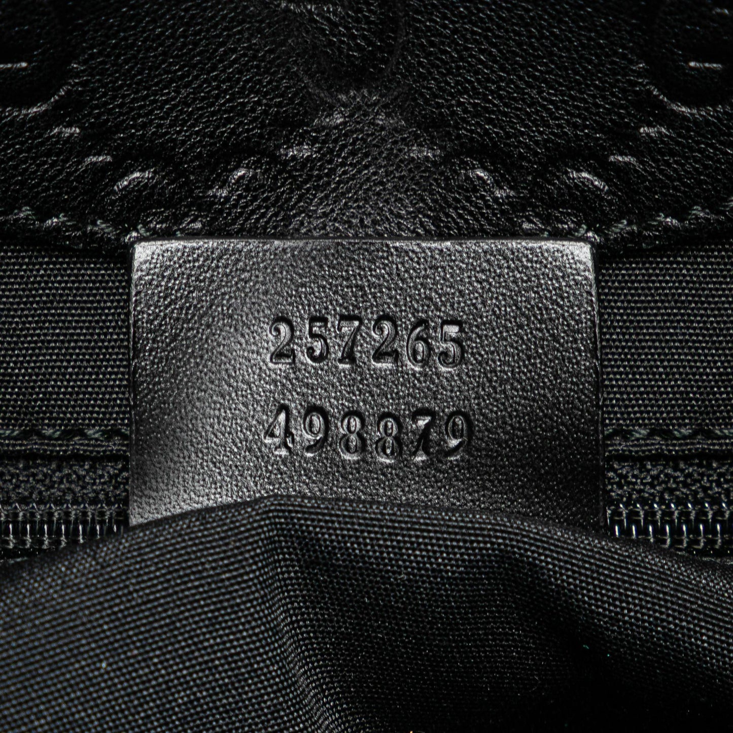 Gucci Guccissima Trimmed Canvas Colbert Shoulder Bag