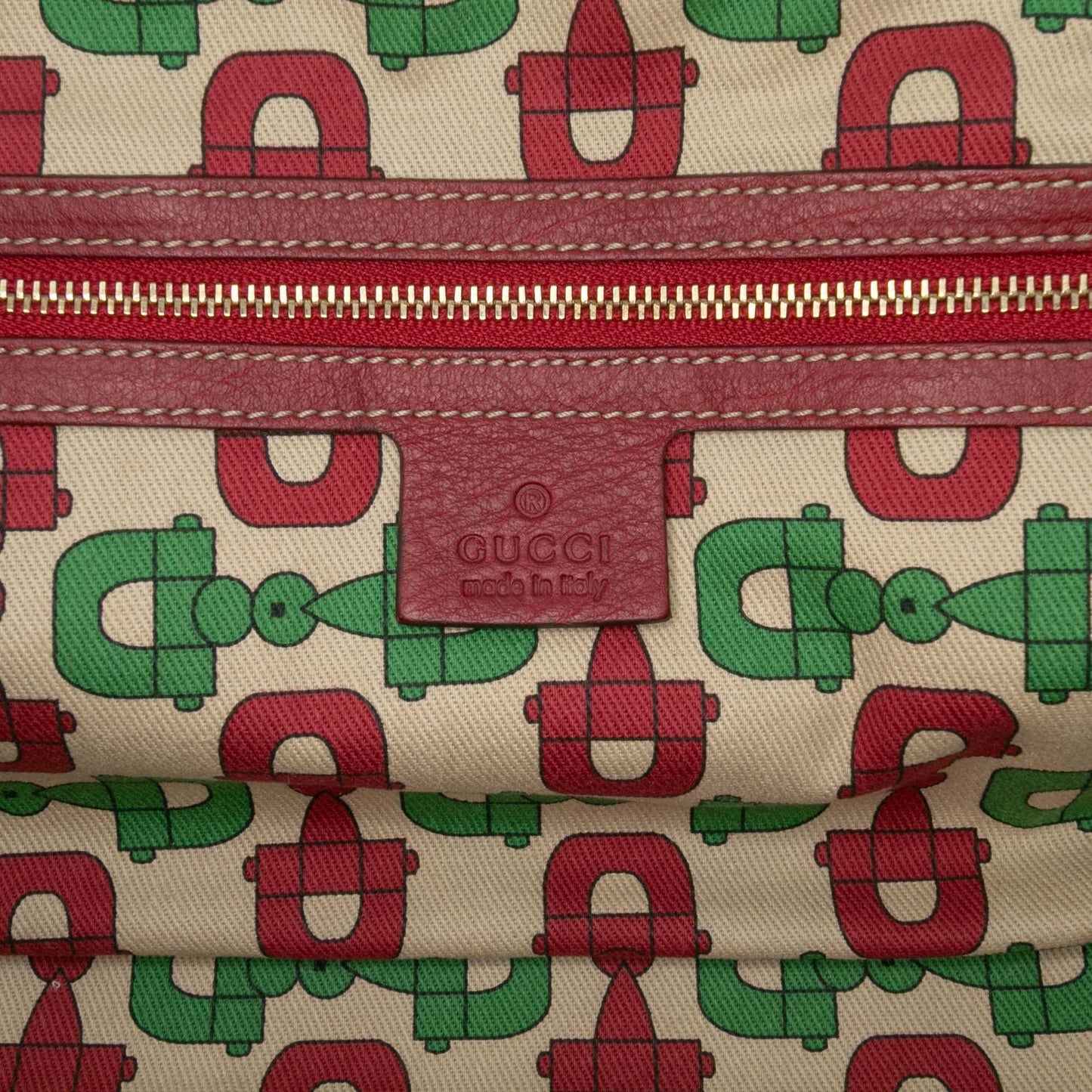 Gucci Guccissima Trimmed Leather Signoria Handbag