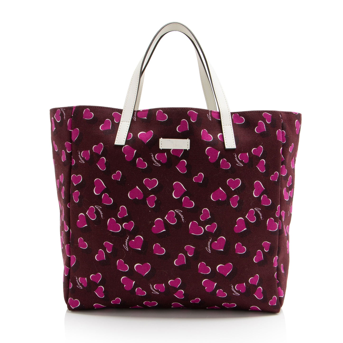 Gucci Heartbeat Canvas Shopper Tote (SHF-Bq2wXL)