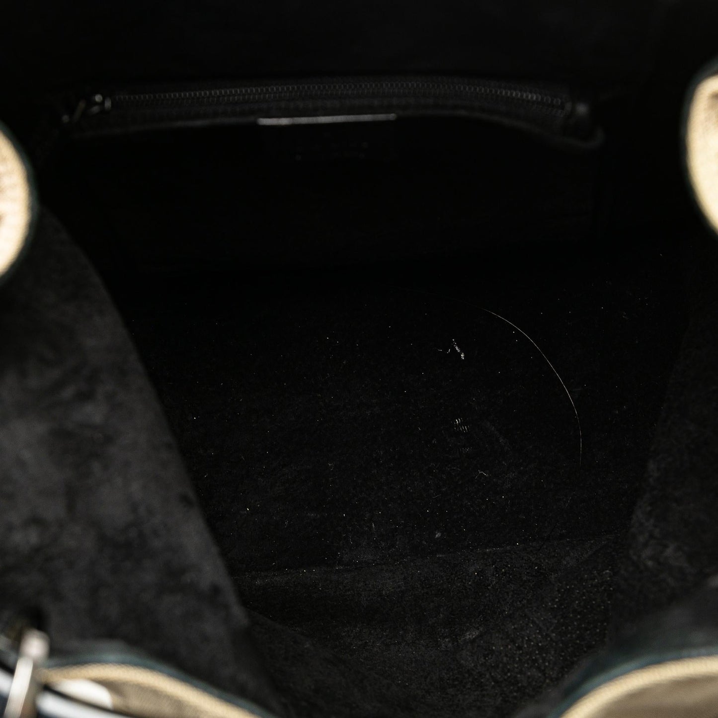 Gucci Hoop Canvas Handbag (SHG-THja71)