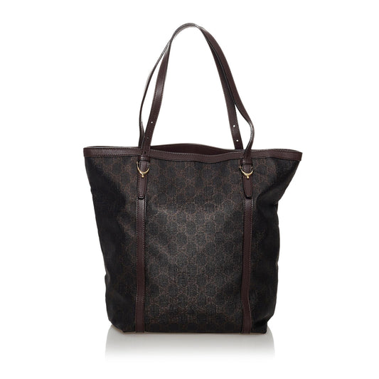 Gucci Horsebit Canvas Shoulder Bag (SHG-30005)