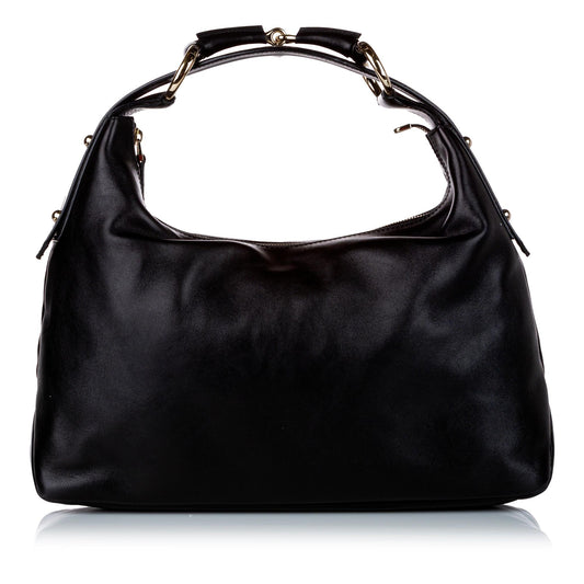 Gucci Horsebit Leather Shoulder Bag (SHG-29308)