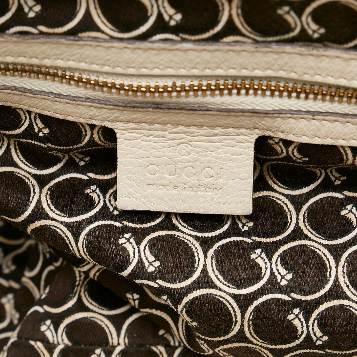 Gucci Horsebit Nail Leather Boston Bag (SHG-30581)