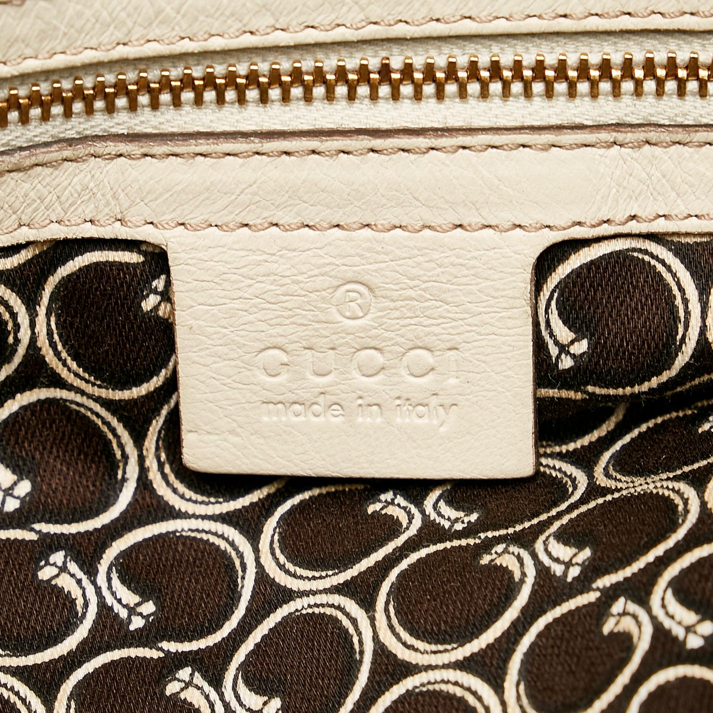 Gucci Horsebit Nail Leather Boston Bag (SHG-37213)