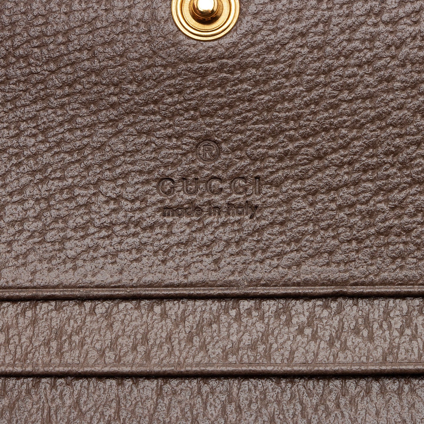 Gucci Jumbo GG Canvas Bamboo Diana Compact Wallet